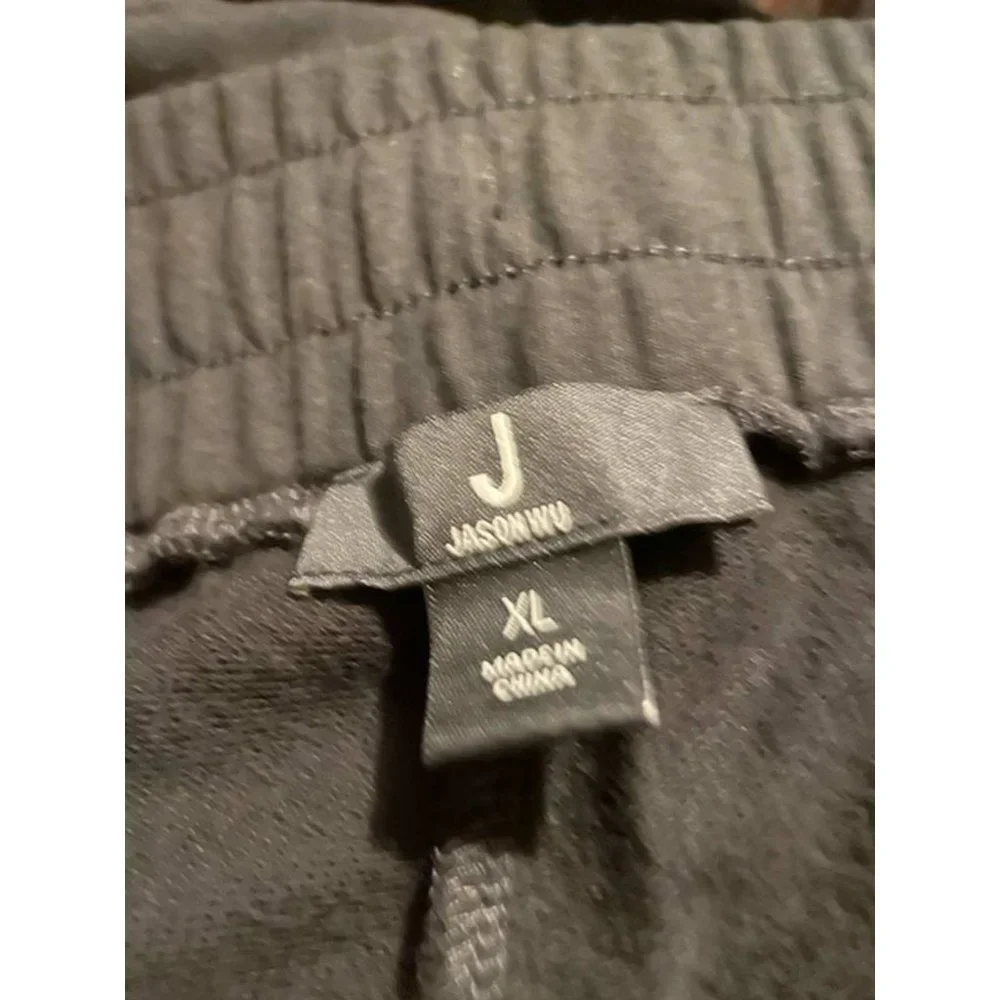 J Jason Wu Regular Tapered Knit Jogger with Satin Detail X LARGE (555)